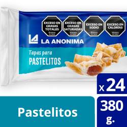 Tapas para Pasteles x 24 un. La Anónima x 380 g.