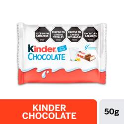 Chocolate con Leche Kinder x 4 un. x 50 g.