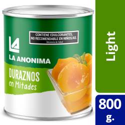 Duraznos en Mitades Light La Anónima x 800 g.