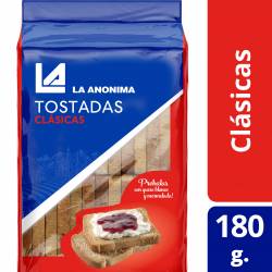 Tostadas Clásicas La Anónima x 180 g.