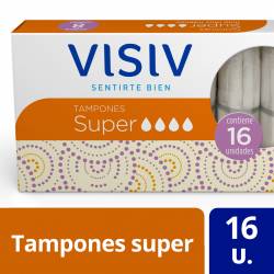 Tampones Súper Visiv x 16 un.