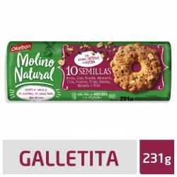 Galletitas 10 semillas Okebon x 231 g.