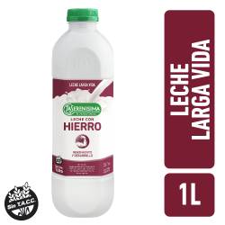 Leche L.V. Parcialmente Descremada Fortificada Hierro 1% La Serenísima x 1 kg.