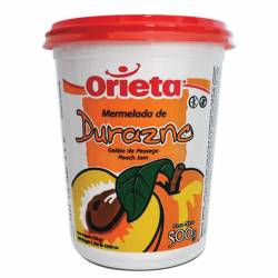 Mermelada de Durazno Orieta Pote x 500 g.