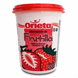 Mermelada de Frutilla Orieta Pote x 500 g.