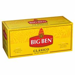 Té en Saquitos Big Ben x 25 un.