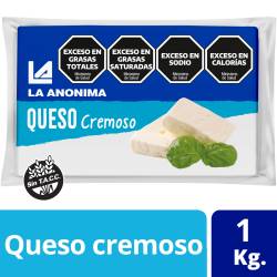 Queso Cremoso Trozado La Anónima x 1 kg.