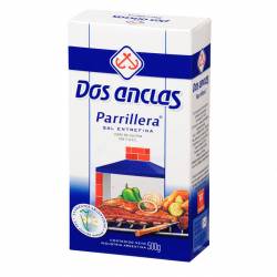 Sal Entrefina Parrillera Dos Anclas Estuche x 500 g.