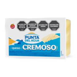 Queso Cremoso Trozado Punta del Agua x 1 kg.