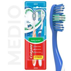 Cepillo De Dientes Colgate Triple Acción x 2 un.