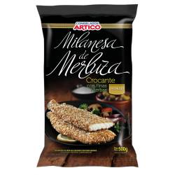 Milanesa de Merluza Crocante Artico x 500 gr.
