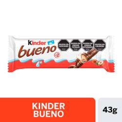 Oblea Rellena con Avellana Kinder Bueno x 43 g.