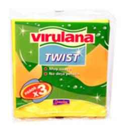 Paño Multiuso Twist Virulana x 3 un.