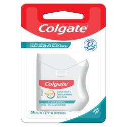 Hilo Dental Colgate Total 12 Fluor y Menta 25 m