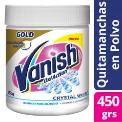 Quitamanchas Polvo Vanish Oxi Blanco Pote x 450 g.