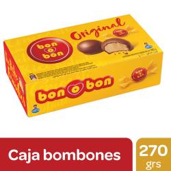 Bombones de Chocolate Rellenos Bon o Bon x 288 g.