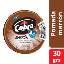 Pomada Lata Cobra Marrón x 30 g.