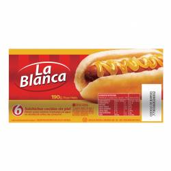 Salchichas Viena La Blanca x 6 un. 190 g.