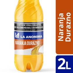 Agua con gas La Anónima Naranja - Durazno x 2 Lt.