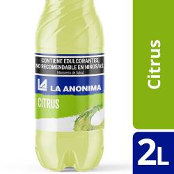 Agua con gas La Anónima Citrus x 2 Lt.
