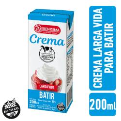 Crema de Leche L.V. La Serenísima x 200 cc.