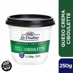Queso Crema La Paulina Ciboulette x 250 g.
