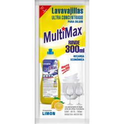 Detergente Líquido Multimax Ultra Limón x 100 cc.
