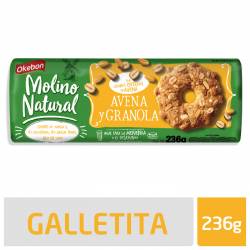 Galletitas Dulces con Avena y Granola Okebon x 236 g.