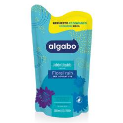 Jabón Líquido Algabo Floral Rain Doy Pack x 300 cc.