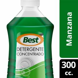 Detergente Liquido Concentrado Best Manzana x 300 cc.