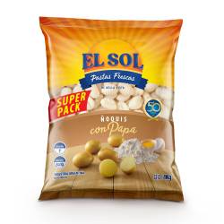Ñoquis con Papa El Sol Super Pack x 1 Kg.