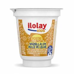 Postre Vainilla y Dulce de Leche Ilolay Kids x 120 g.
