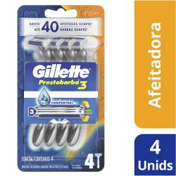 Máquina Afeitar Descartable Hombre Gillette x 4 un.