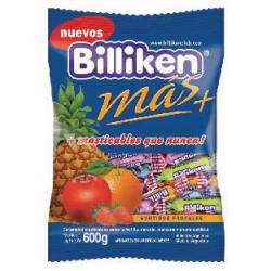 Caramelos Masticables Frutales c/Yogur Billiken x 600 g.
