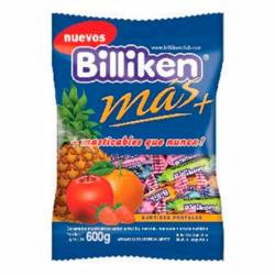 Caramelos Masticables Frutales Billiken x 600 g.