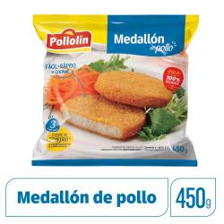 Medallón de Pollo Rebozado Pollolin x 450 g.