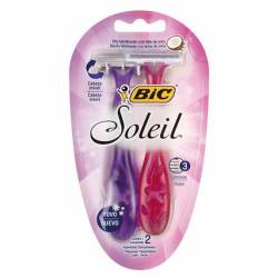 Máquina Afeitar Desechable Soleil Bic x 2 un.