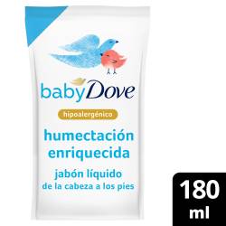 Jabón Líquido Baby Dove Humectación Enriquecida Refill x 180 ml.