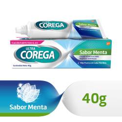Adhesivo Prótesis Crema Menta Corega x 40 g.