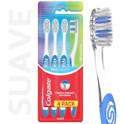 Cepillo De Dientes Colgate Pro Cuidado Suave x 4 un.