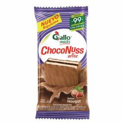 Oblea Dulce de Arroz sabor Nougat Choconuss x 20 g.