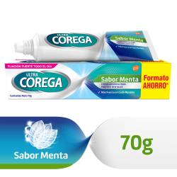 Adhesivo Prótesis Crema Menta Corega x 70 g.