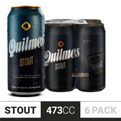 Cerveza Quilmes Stout Lata 473cc x6