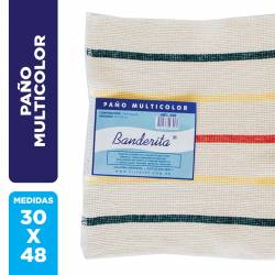 Paño Multicolor Banderita x 1 un.