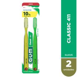 Cepillo Dental Classic411 10%Desc Gum x 2 un.