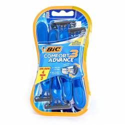 Máquina Afeitar Descartable Comfort3 Oft Bic x 4 un.
