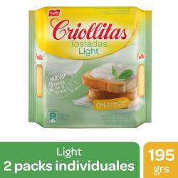 Tostadas Light Criollitas x 195 g.