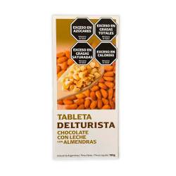 Chocolate con Leche con Almendras Del Turista x 100 g.