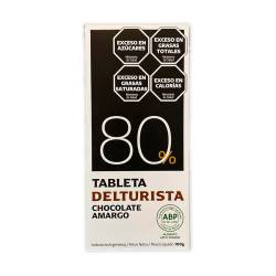 Chocolate Amargo 80% Del Turista x 100 g.