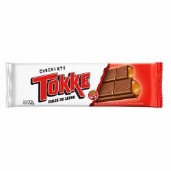 Chocolate con Leche Relleno de Dulce de Leche Tokke x 72 g.